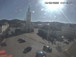 Náměstí, koste sv. Markéty