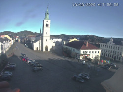 Náměstí, koste sv. Markéty