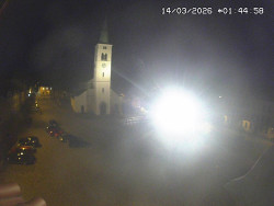 Náměstí, koste sv. Markéty