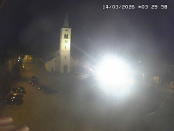 Náměstí, koste sv. Markéty