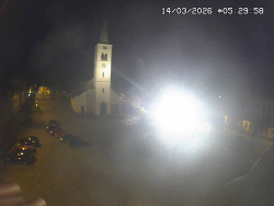 Náměstí, koste sv. Markéty