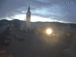 Náměstí, koste sv. Markéty