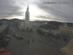 Náměstí, koste sv. Markéty