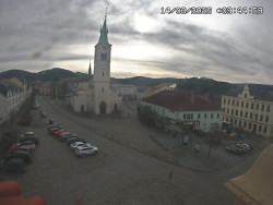 Náměstí, koste sv. Markéty