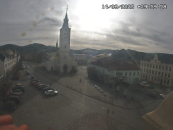 Náměstí, koste sv. Markéty