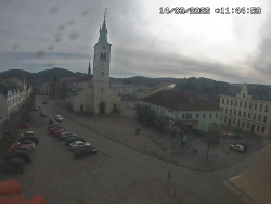 Náměstí, koste sv. Markéty