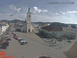 Náměstí, koste sv. Markéty