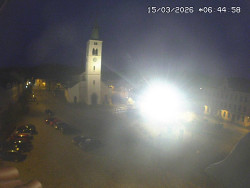 Náměstí, koste sv. Markéty