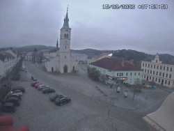 Náměstí, koste sv. Markéty