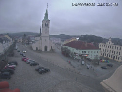 Náměstí, koste sv. Markéty