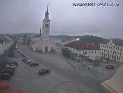 Náměstí, koste sv. Markéty