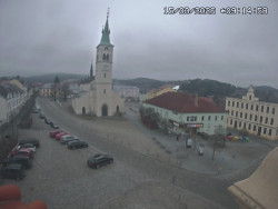 Náměstí, koste sv. Markéty