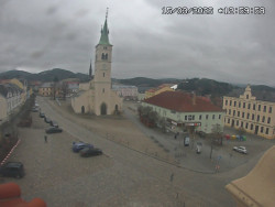 Náměstí, koste sv. Markéty