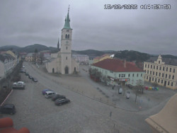 Náměstí, koste sv. Markéty