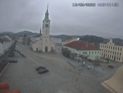 Náměstí, koste sv. Markéty