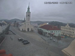 Náměstí, koste sv. Markéty