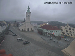 Náměstí, koste sv. Markéty