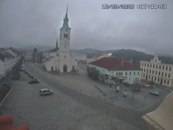 Náměstí, koste sv. Markéty