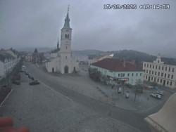 Náměstí, koste sv. Markéty