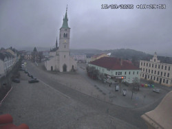 Náměstí, koste sv. Markéty