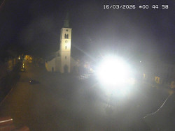 Náměstí, koste sv. Markéty