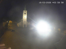 Náměstí, koste sv. Markéty