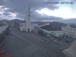 Náměstí, koste sv. Markéty