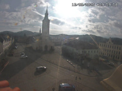 Náměstí, koste sv. Markéty