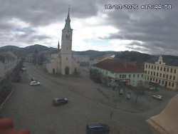 Náměstí, koste sv. Markéty