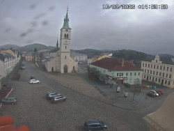 Náměstí, koste sv. Markéty