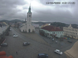 Náměstí, koste sv. Markéty