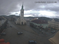 Náměstí, koste sv. Markéty