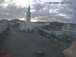 Náměstí, koste sv. Markéty