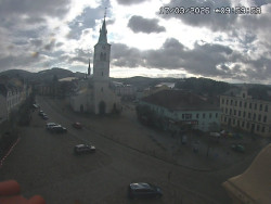 Náměstí, koste sv. Markéty