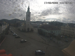 Náměstí, koste sv. Markéty