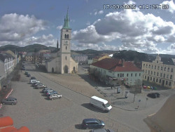 Náměstí, koste sv. Markéty