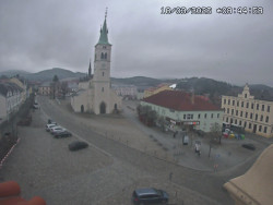 Náměstí, koste sv. Markéty