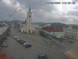 Náměstí, koste sv. Markéty