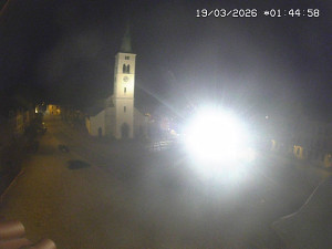 Město Kašperské Hory - Náměstí, koste sv. Markéty - 19.3.2026 v 00:45 Město Kašperské Hory - Náměstí, koste sv. Markéty - 19.3.2026 v 00:45