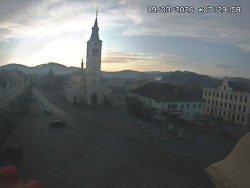 Náměstí, koste sv. Markéty