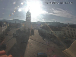 Náměstí, koste sv. Markéty