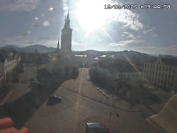 Náměstí, koste sv. Markéty