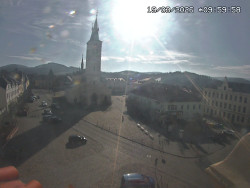 Náměstí, koste sv. Markéty