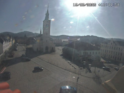 Náměstí, koste sv. Markéty