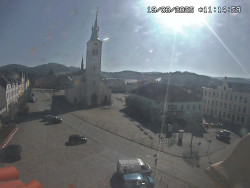 Náměstí, koste sv. Markéty