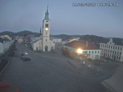 Náměstí, koste sv. Markéty