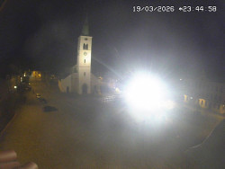 Náměstí, koste sv. Markéty