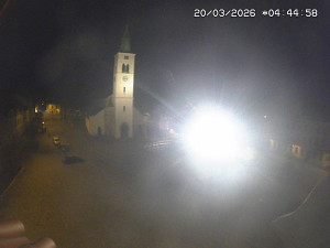 Město Kašperské Hory - Náměstí, koste sv. Markéty - 20.3.2026 v 03:45 Město Kašperské Hory - Náměstí, koste sv. Markéty - 20.3.2026 v 03:45