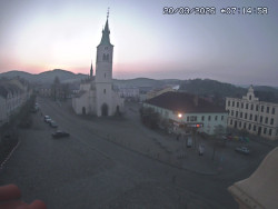 Náměstí, koste sv. Markéty