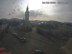 Náměstí, koste sv. Markéty